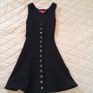 Betsey Johnson Black racerback dress Size: P